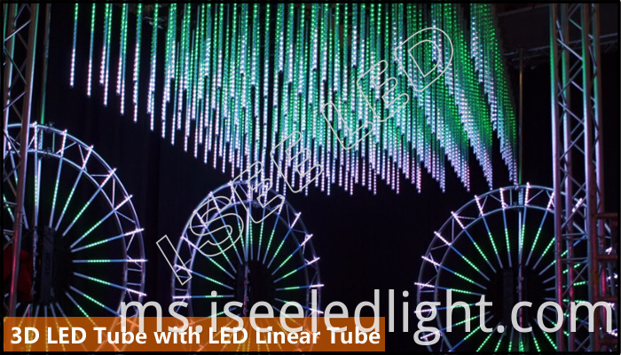 3D led tube with LED Linear Tube